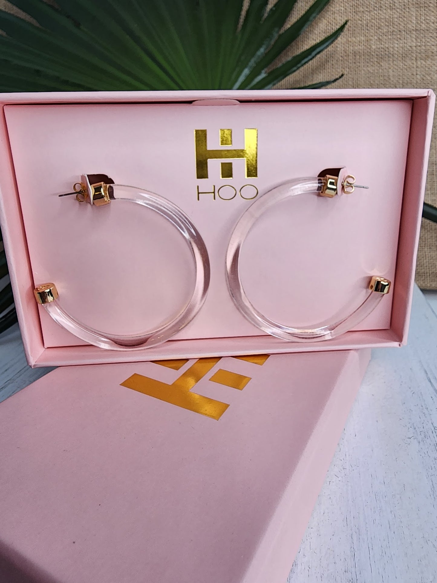 Hoo Hoops Clear Acrylic