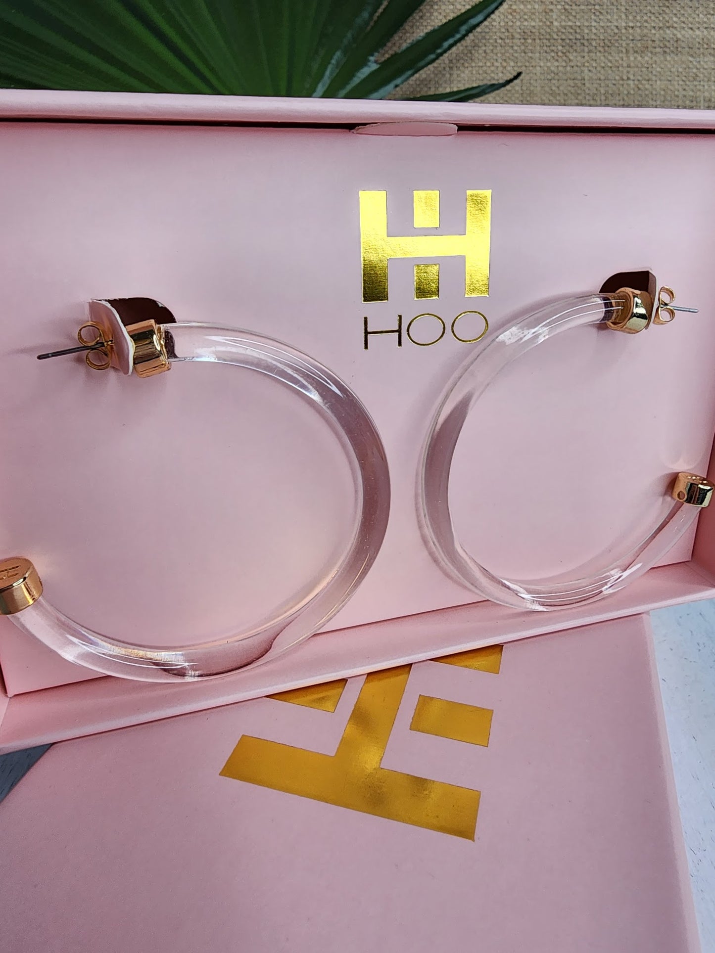 Hoo Hoops Clear Acrylic