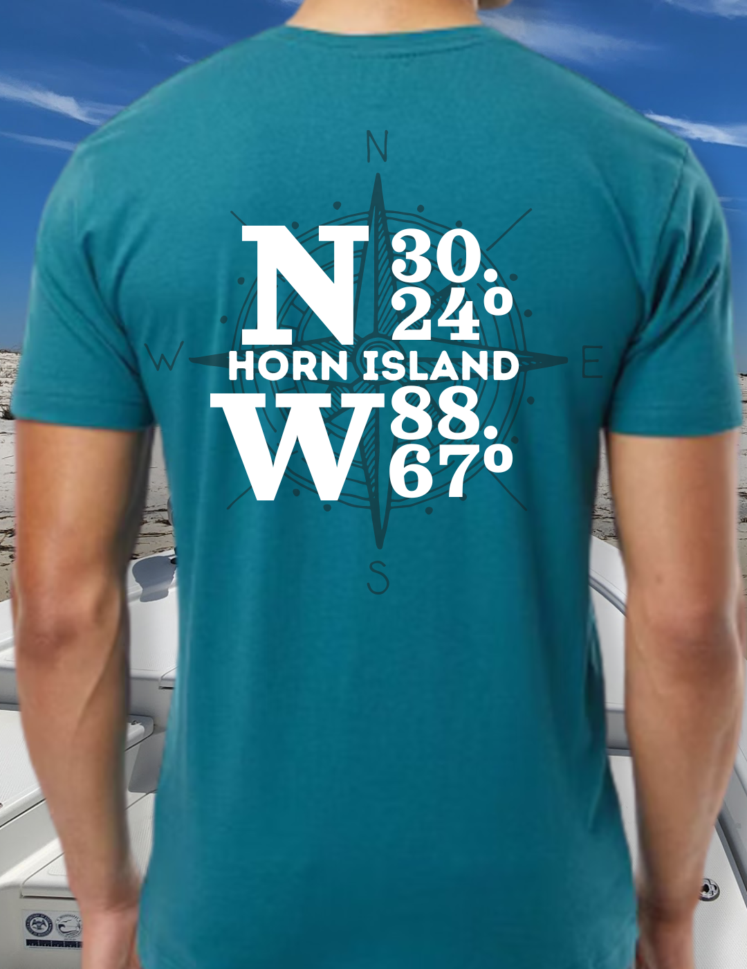 Horn Island Coordinates T-Shirt