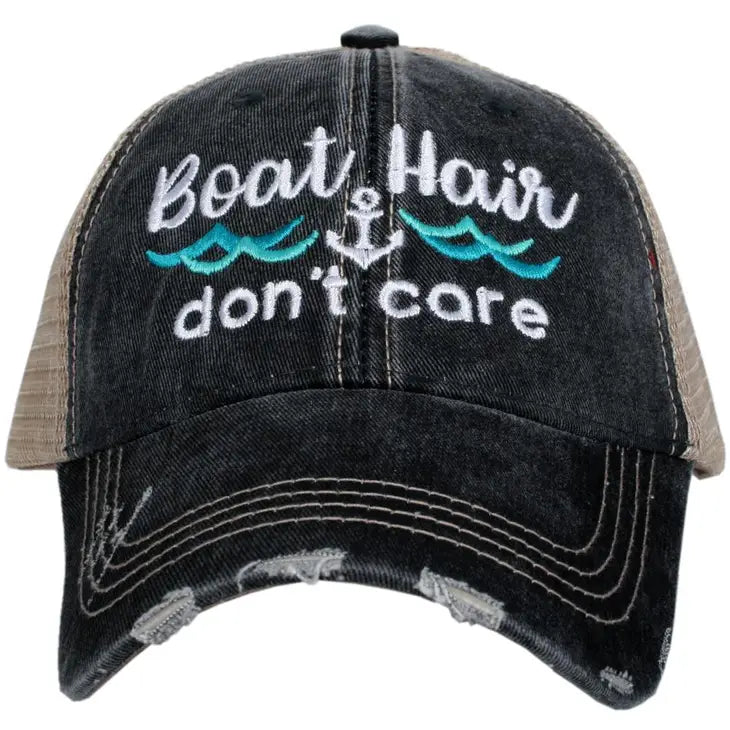 Boat Hair Don't Care Trucker Hat