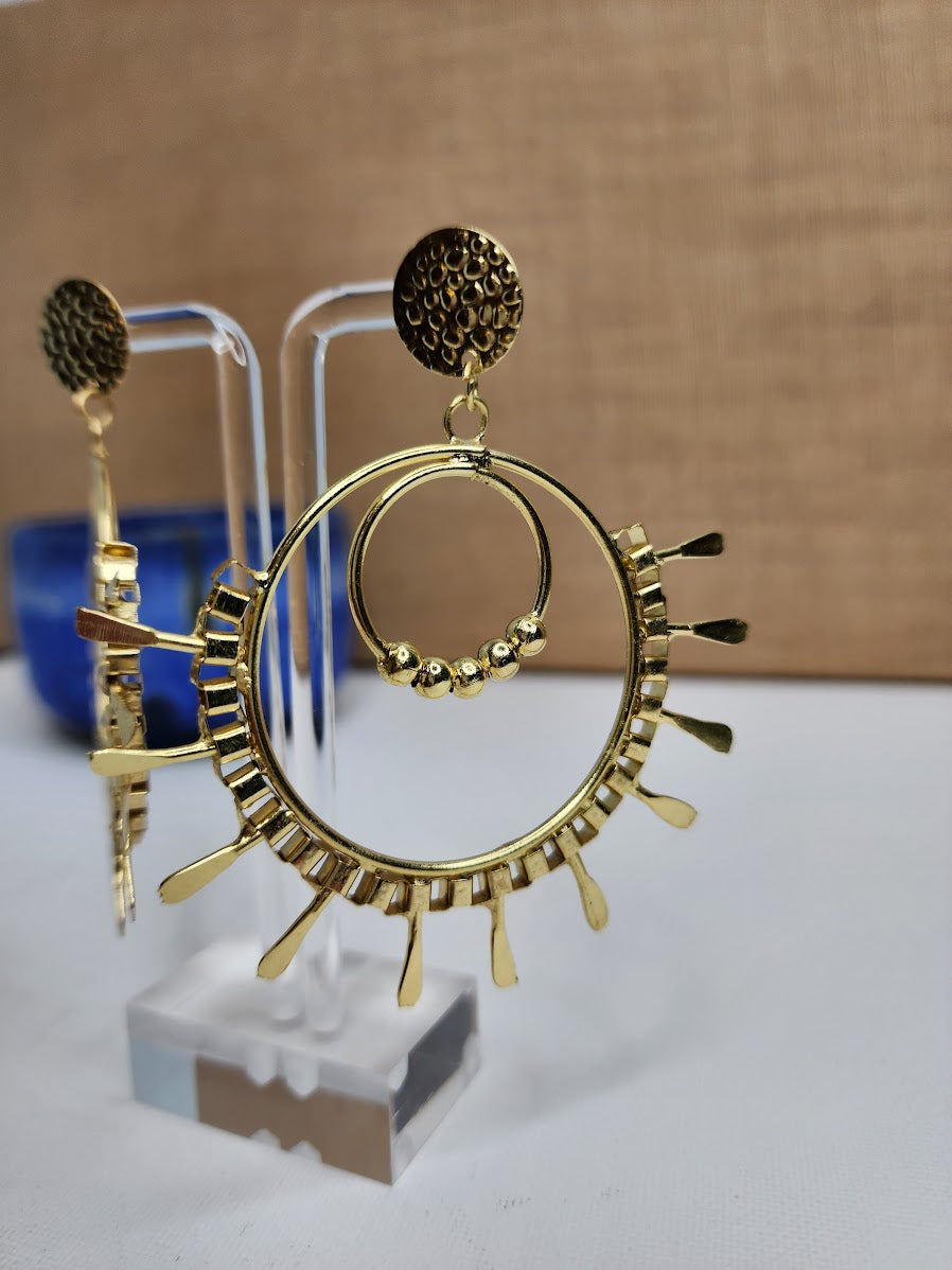 Stay Spicy Gold Earrings