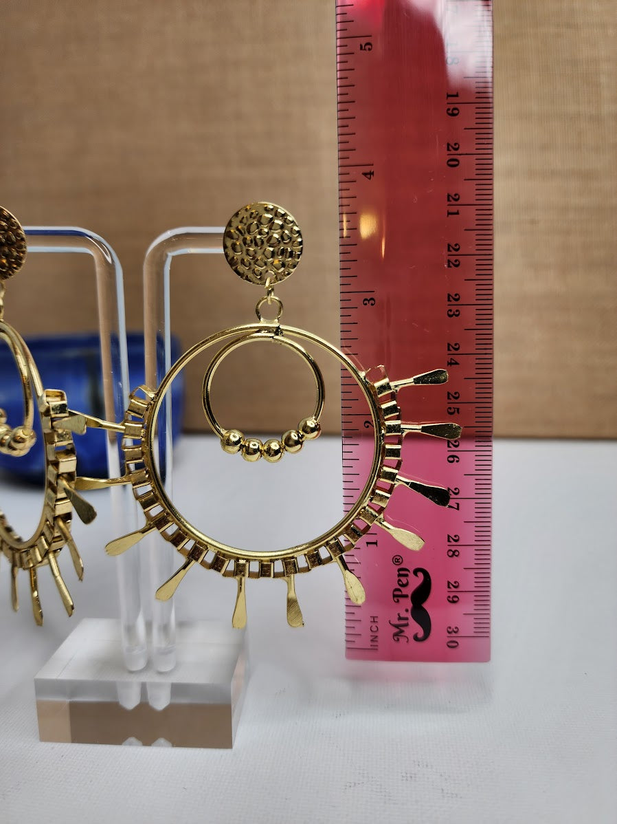 Stay Spicy Gold Earrings