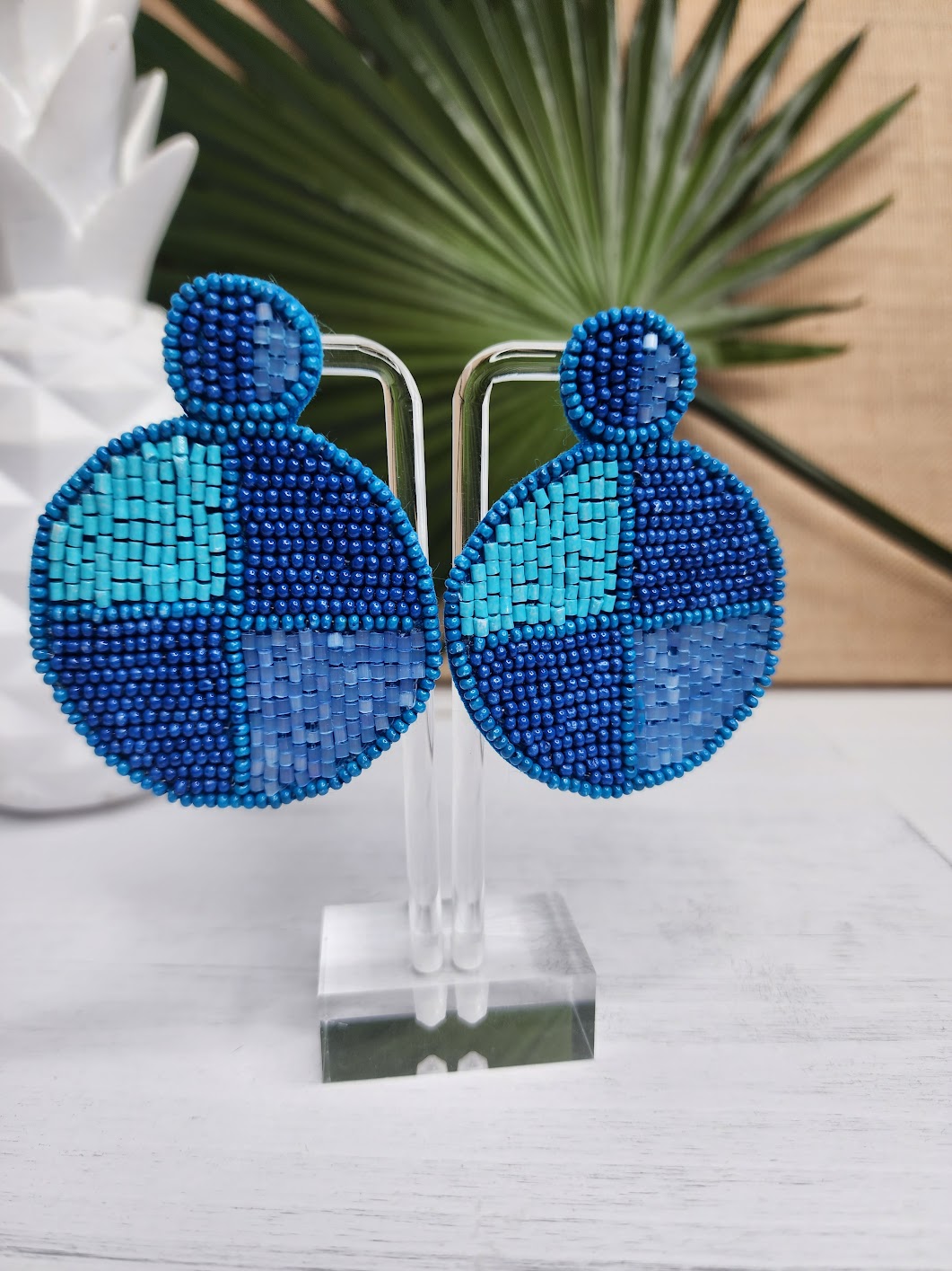 Having Fun Earrings • Blue