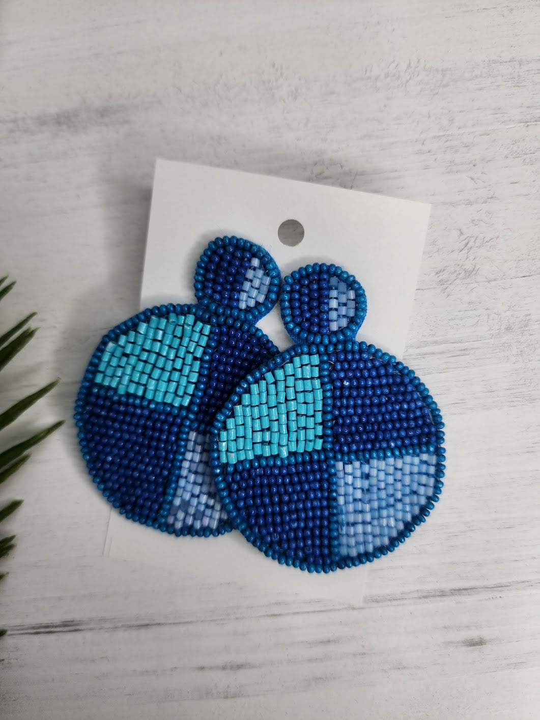 Having Fun Earrings • Blue