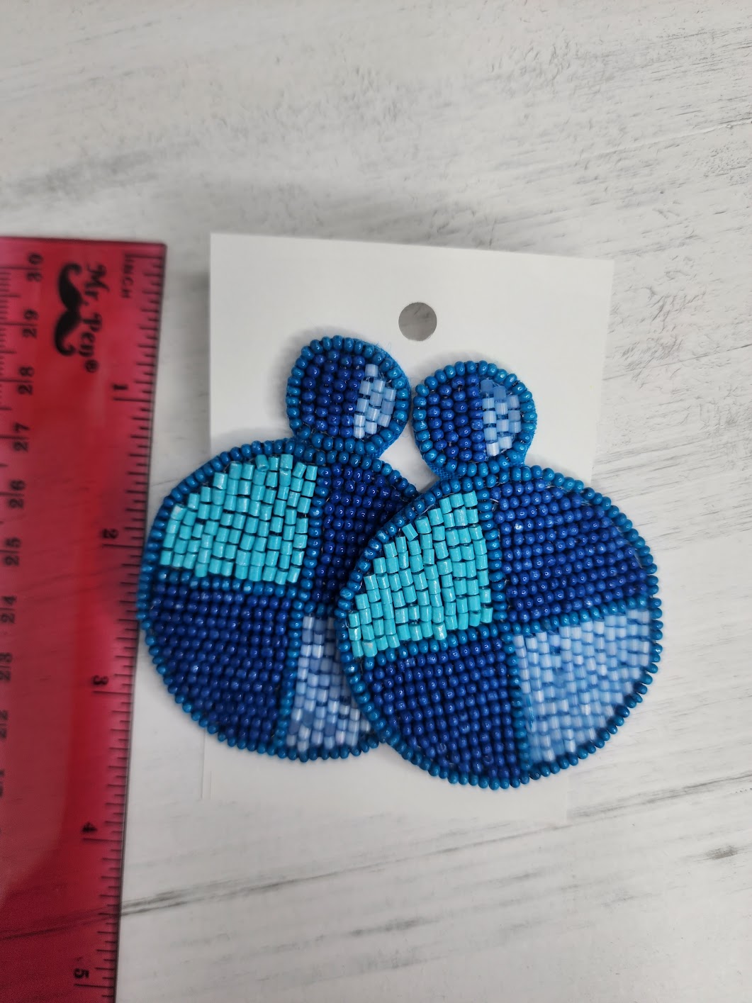 Having Fun Earrings • Blue