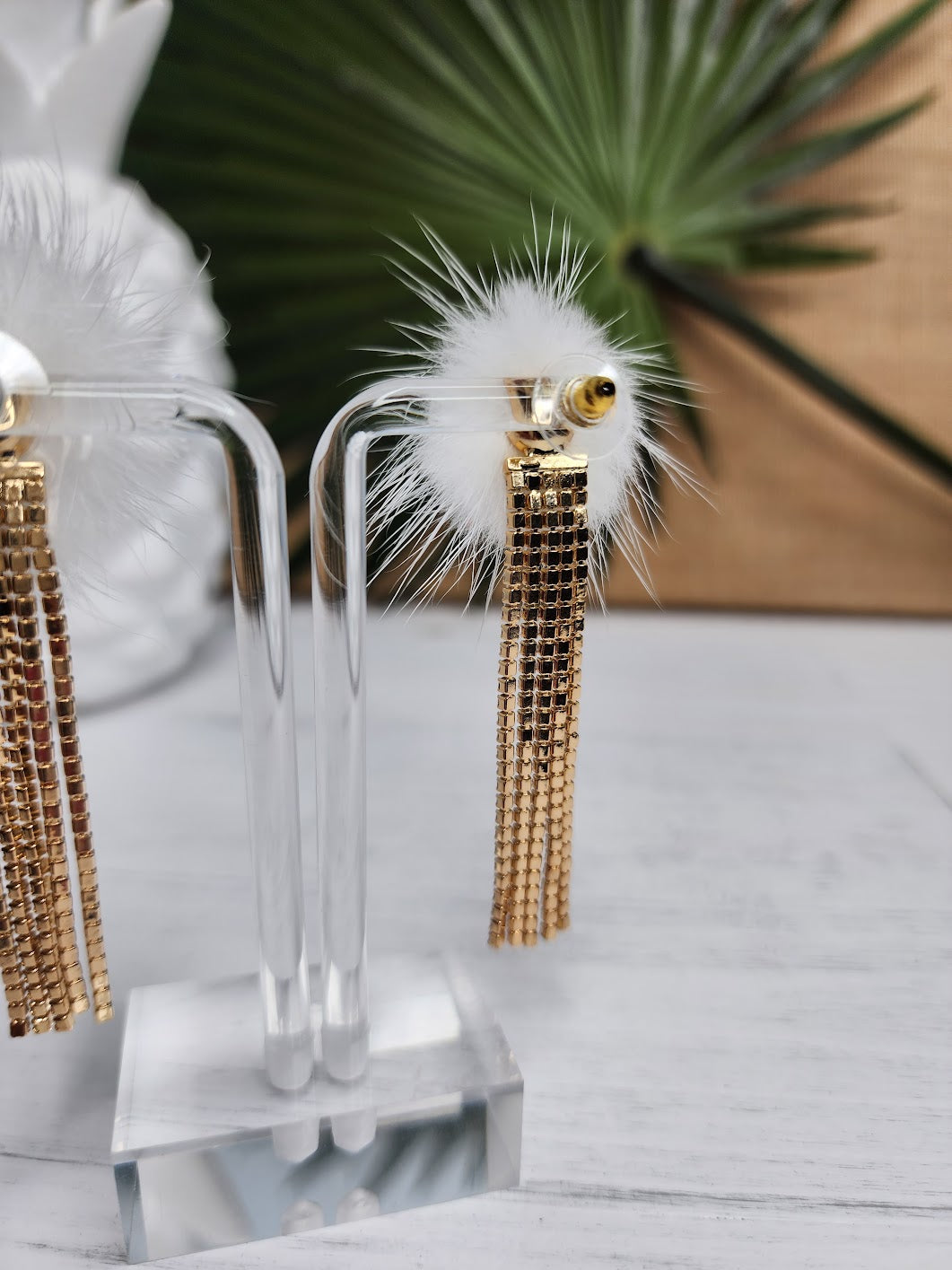 Cheer You On Earrings • White