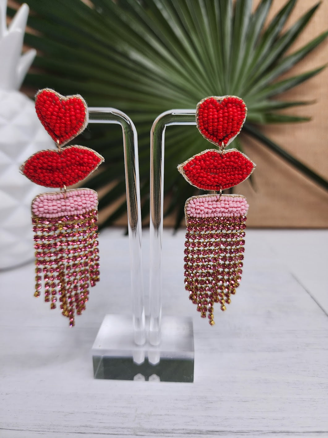 I Love When You Kiss Me Earrings