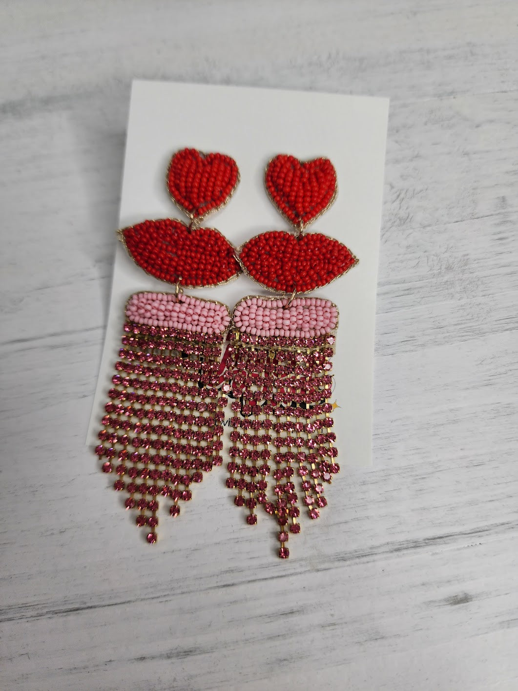 I Love When You Kiss Me Earrings