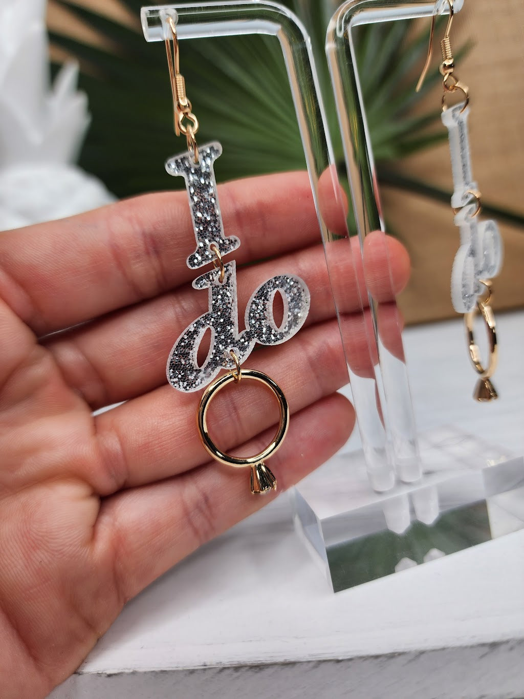 She Does! Bride Earrings