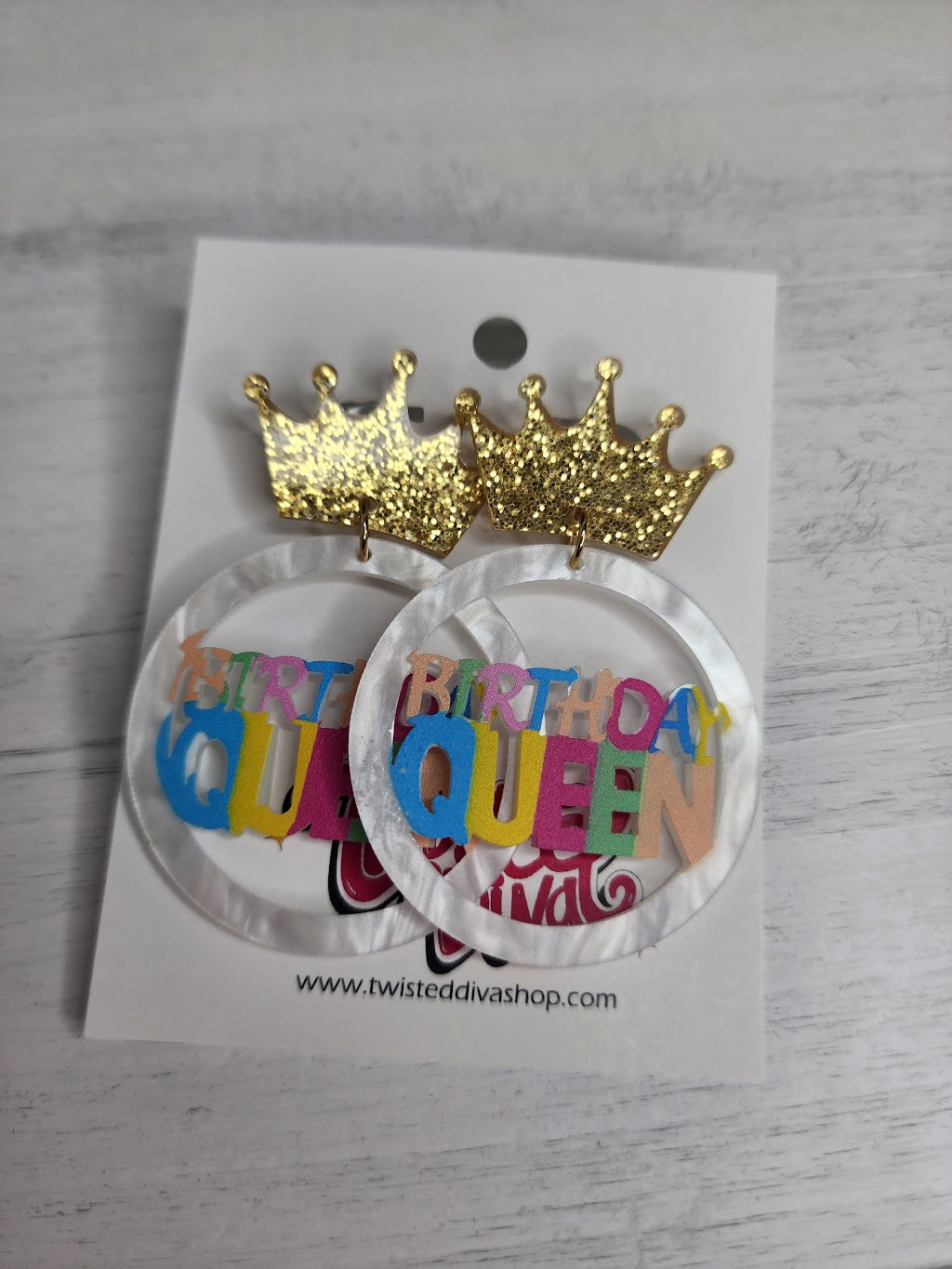 It's My Day Birthday Earrings