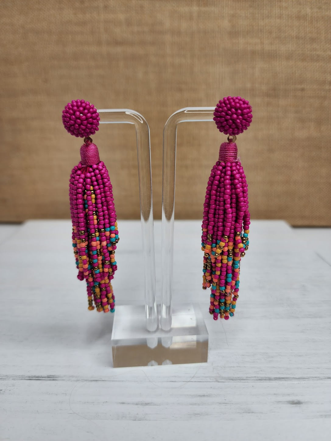 Bold & Beaded Earrings