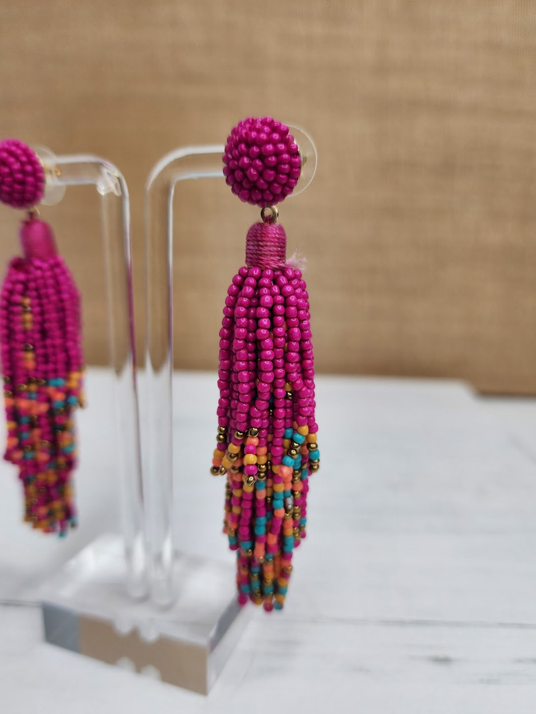 Bold & Beaded Earrings