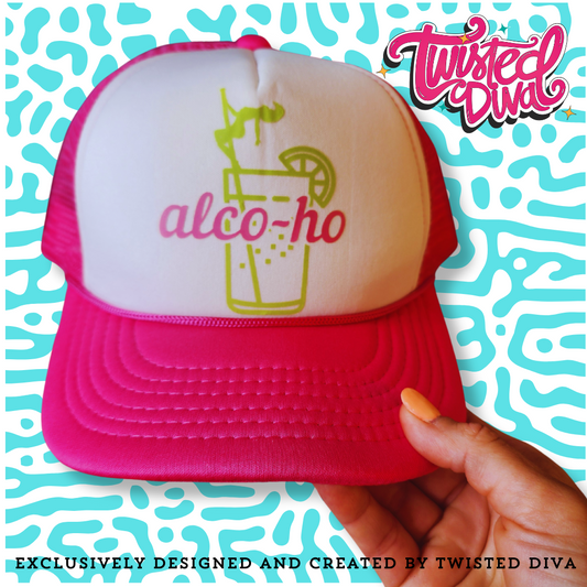 "Alco-ho" Trucker Hat