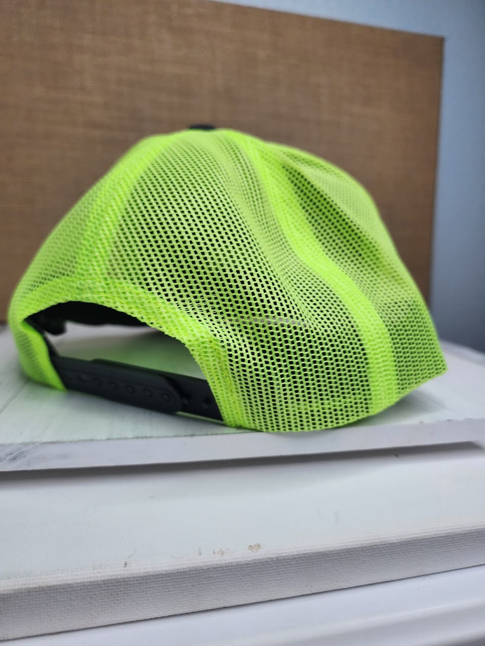 Don't Let Monday Ruin Your Sunday Trucker Hat - Grey/Neon Yellow