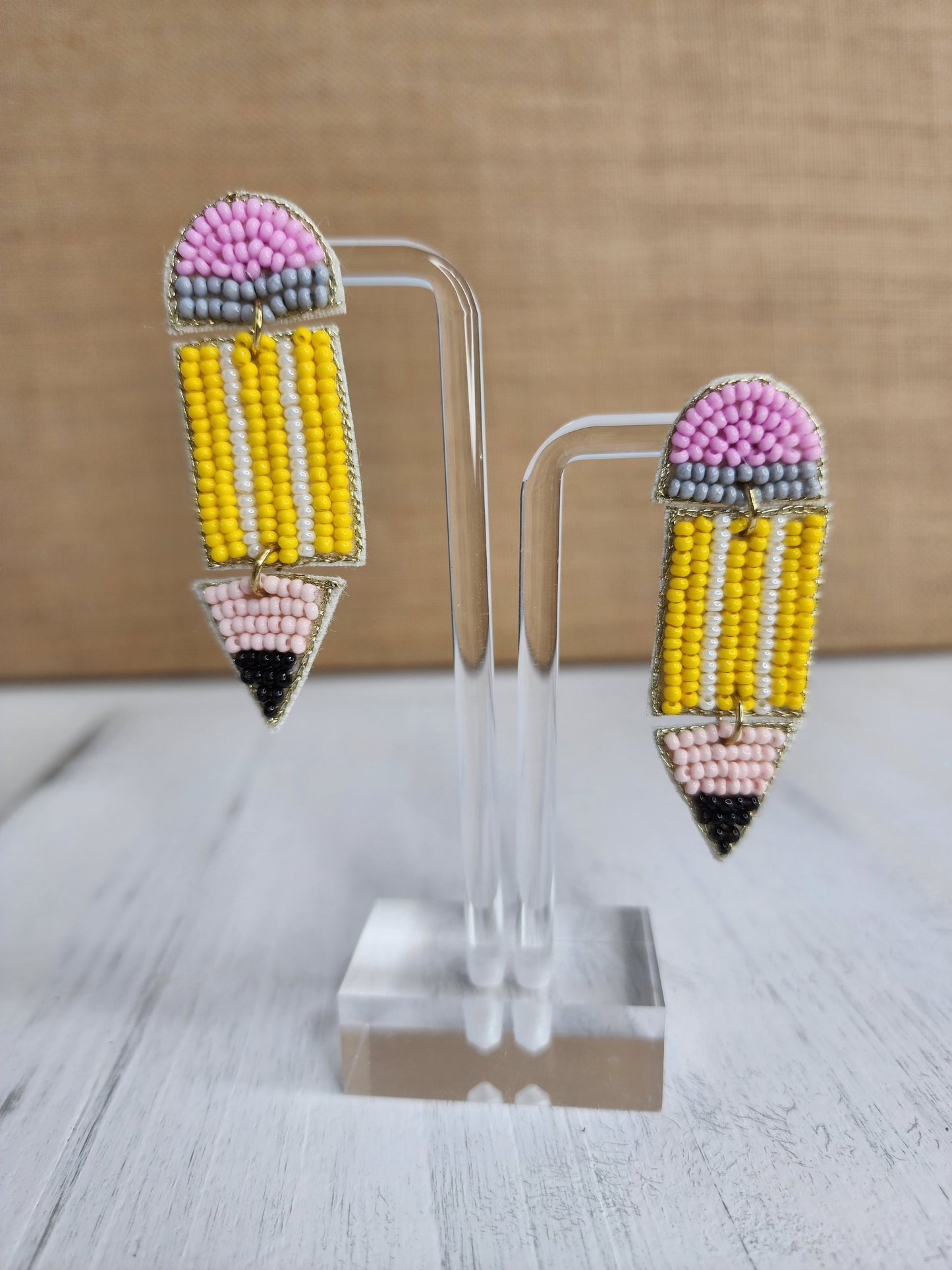 Pencil Teacher Earrings