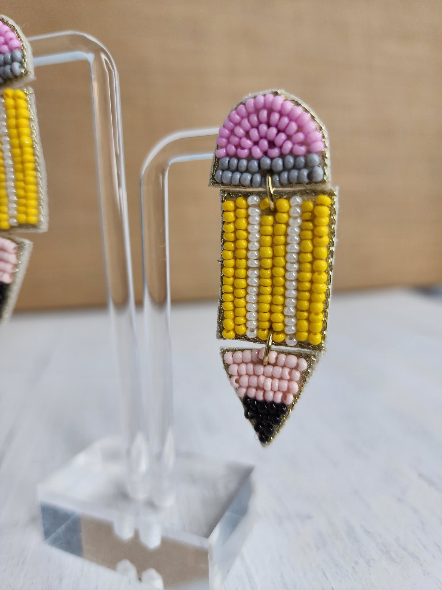 Pencil Teacher Earrings