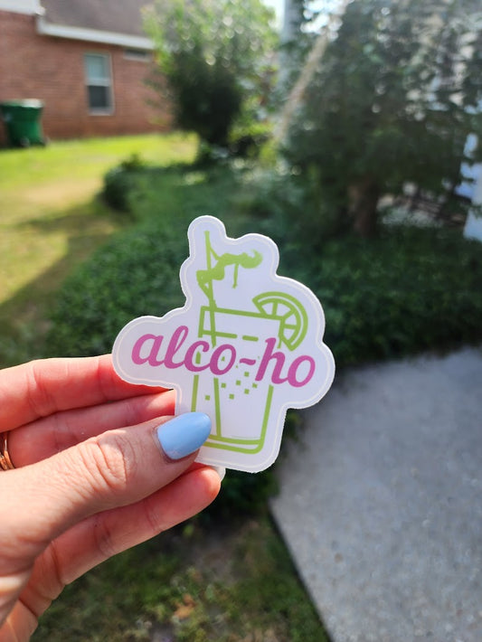 Alco-ho Sticker