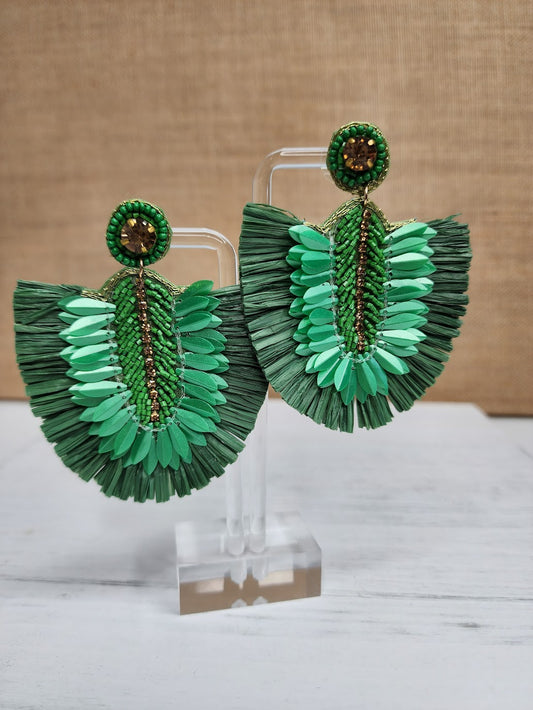 Green Goddess Earrings